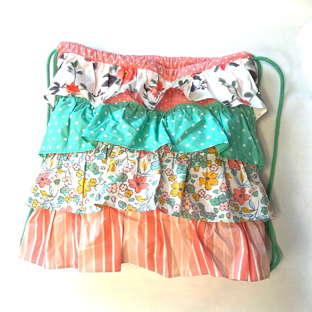 Matilda Jane In The Ruffles Drawstring Backpack NWOT Super Cute